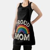 LGBTQ Proud Mama Gay Pride Rainbow Mother Day Schürze (InSitu)