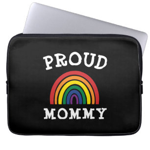 LGBTQ Proud Mommy Gay Pride Rainbow Mother Day Laptopschutzhülle