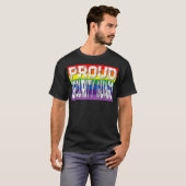 LGBTQ Proud Security Guard Gay Pride Rainbow T-Shirt (Vorne ganz)