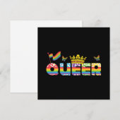LGBTQ - Que - Farbe des Regenbogens (Vorne/Hinten)
