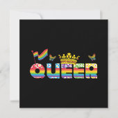 LGBTQ - Que - Farbe des Regenbogens (Vorderseite)