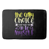 LGBTQ Queer Nonbinary Androgyon Non Binary Badematte (Vorderseite)