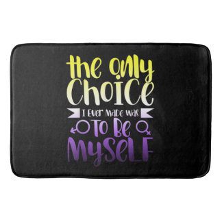 LGBTQ Queer Nonbinary Androgyon Non Binary Badematte