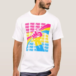 LGBTQ Queer Pansexual Prix Fist Pansexuality Flag T-Shirt