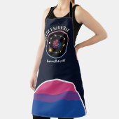 LGBTQ Quees Universum, Bisexuelle Flagge Sonnenblu Schürze (InSitu)