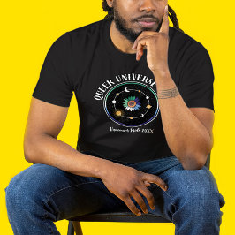 LGBTQ Quees Universum, Gay Flag Sonnenblume T-Shirt