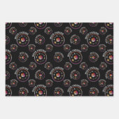 LGBTQ Quees Universum, Lesbische Flagge Sonnenblum Geschenkpapier Set (Vorderseite 2)