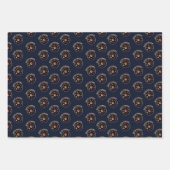 LGBTQ Quees Universum, Lesbische Flagge Sonnenblum Geschenkpapier Set (Vorderseite)