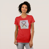 LGBTQ Rainbow Awareness Ribbon Angel Custom Shirt (Vorne ganz)