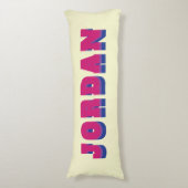 LGBTQ Rainbow Bisexual Prilag Individuelle Name Seitenschläferkissen (Vorderseite Vertikal)