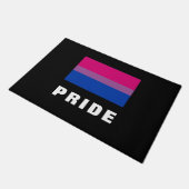LGBTQ Rainbow Bisexueller Stolperflagge Benutzerde Fußmatte (Schrägansicht)