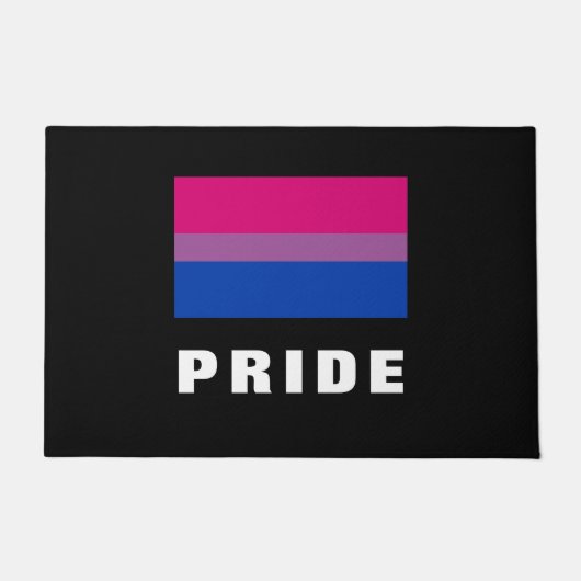 LGBTQ Rainbow Bisexueller Stolperflagge Benutzerde Fußmatte (Vorderseite)