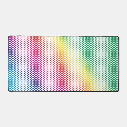 LGBTQ Rainbow Dots Flag Farben Gay Design Schreibtischunterlage (Vorderseite)