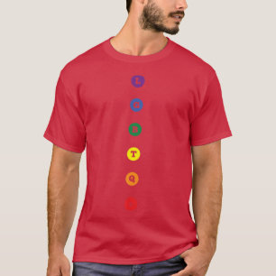 LGBTQ+ Rainbow Dots für Gay Pride Monat Premium T- T-Shirt