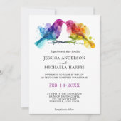 🌈 LGBTQ Rainbow Einladung (Vorderseite)