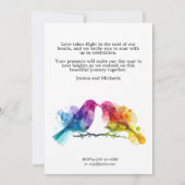 🌈 LGBTQ Rainbow Einladung (Rückseite)