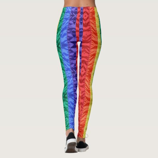 LGBTQ Rainbow-Fahne Regenbogenstreifen Gay Pride m Leggings (Rückseite)