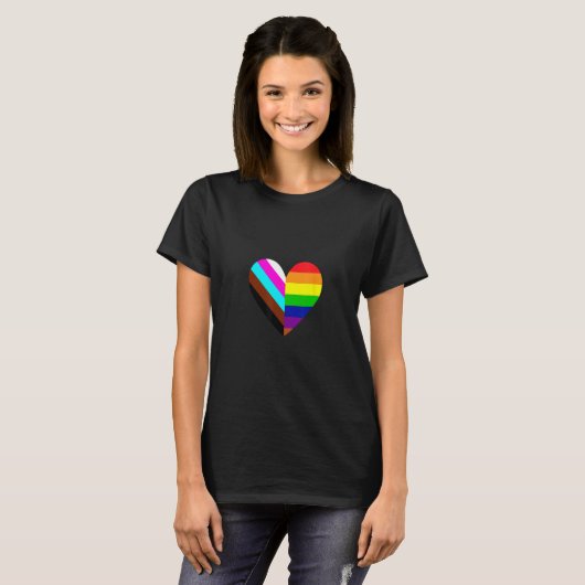 LGBTQ Rainbow Flag Gay Pride Graphics T-Shirt (Vorne ganz)