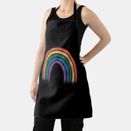 LGBTQ Rainbow Flag Gay Pride LGBT Awareness Allied Schürze (InSitu)