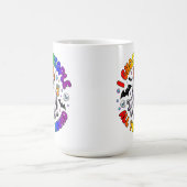LGBTQ Rainbow Funny Halloween - I Ghost People Kaffeetasse (Mittel)