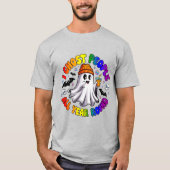 LGBTQ Rainbow Funny Halloween - I Ghost People T-Shirt (Vorderseite)