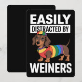 LGBTQ Rainbow Gay Einladung (Vorne/Hinten)