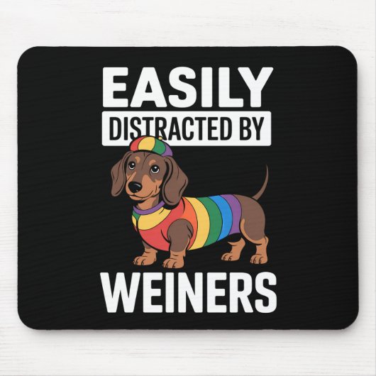 LGBTQ Rainbow Gay Mousepad (Vorne)