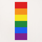 LGBTQ-Rainbow-Gay Pride-Flag - einseitige Printwer Yogamatte (Vorderseite)