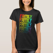 Lgbtq+-Rainbow-Gay Pride-Textfade Graphic T-Shirt (Vorderseite)