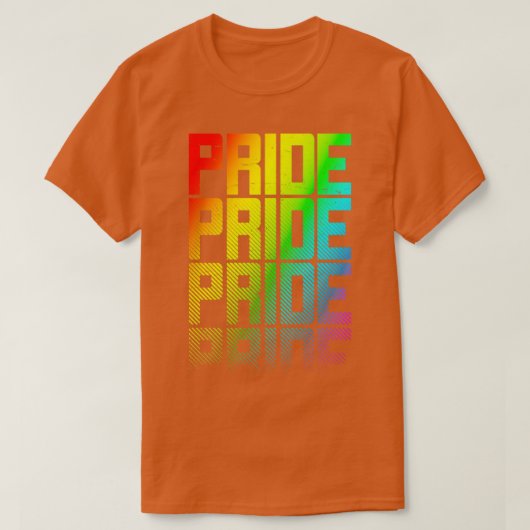 LGBTQ-Rainbow-Gay Pride-Textfade Graphic T-Shirt (Design vorne)