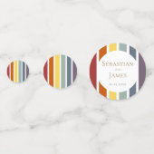 LGBTQ Rainbow Gay Wedding Konfetti (Vorderseiten)