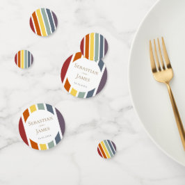 LGBTQ Rainbow Gay Wedding Konfetti