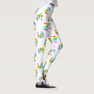 LGBTQ+ Rainbow-Hände Leggings