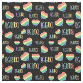 LGBTQ Rainbow Hearts Stoff (Muster)
