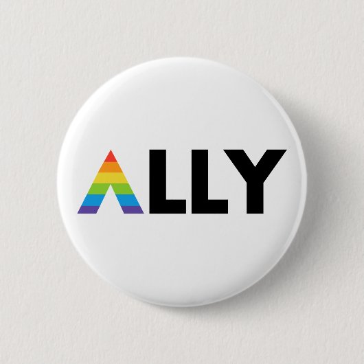LGBTQ Rainbow LGBT Button (Vorderseite)