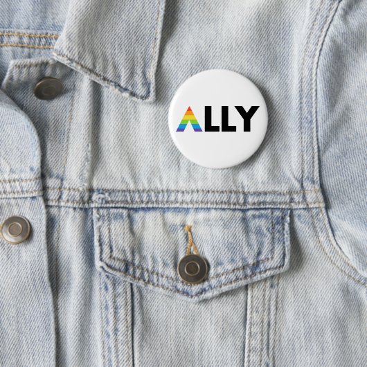 LGBTQ Rainbow LGBT Button (Beispiel)