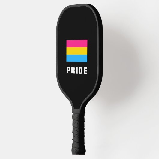 LGBTQ-Rainbow-Pansexual-Prilag-Flag - Benutzerdefi Pickleball Schläger (Links)