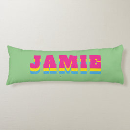 LGBTQ Rainbow Pansexual Prilag Individuelle Name Seitenschläferkissen