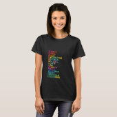 LGBTQ-Rainbow-Science für Frauen ist eine echte BL T-Shirt (Vorne ganz)
