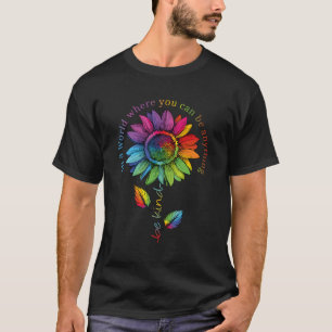 Lgbtq Rainbow World Blume Prix gleich T-Shirt