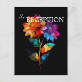 🌈 LGBTQ  Reception Details Petals & Pride  Begleitkarte