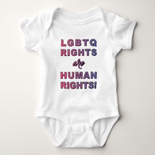 LGBTQ-RECHTE BABY STRAMPLER (Vorderseite)