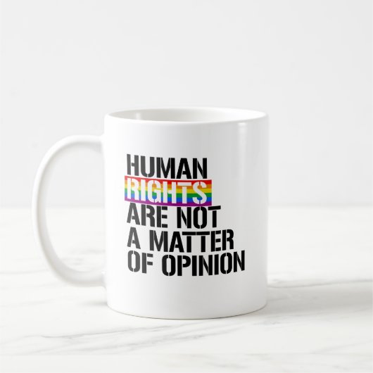 LGBTQ-Rechte Kaffeetasse (Links)