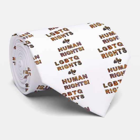LGBTQ-RECHTE KRAWATTE (Gerollt)