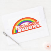 LGBTQ-Rechte lesen verbotene Bücher Rechteckiger Aufkleber (Umschlag)