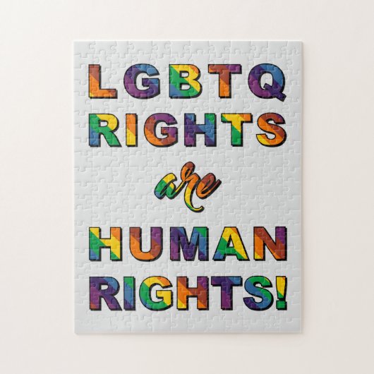 LGBTQ-RECHTE PUZZLE (Vertikal)