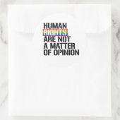 LGBTQ-Rechte Runder Aufkleber (Tasche)