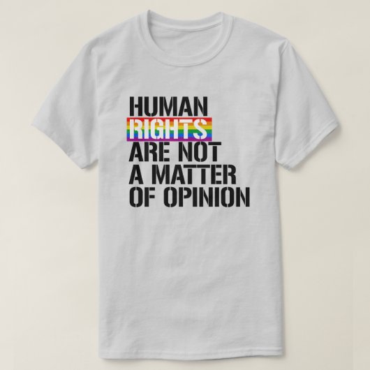 LGBTQ-Rechte T-Shirt (Design vorne)