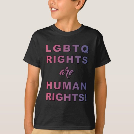LGBTQ-RECHTE T-Shirt (Vorderseite)