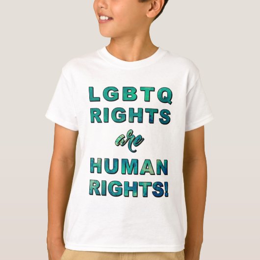 LGBTQ-RECHTE T-Shirt (Vorderseite)